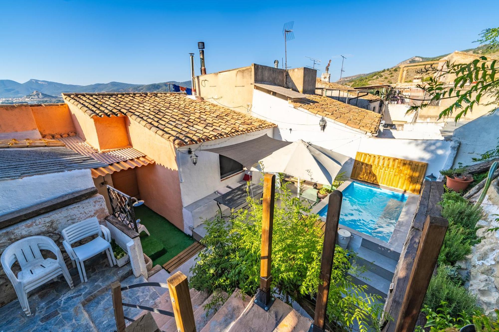 Casa Cuquet De Llum Onil Vila Exterior foto
